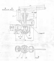 Brass Self-Locking Passage Valve DN 20, PN 1.0 MPa IPLT.491111.004 (528-ZM129)