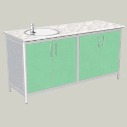 Four-Door Sink Cabinet Model MA-12