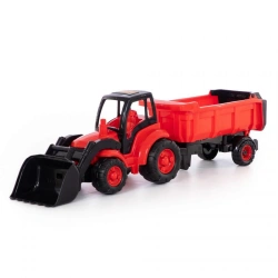 Champion Tractor with Bucket and Semi-Trailer (Netting) - Model 0438