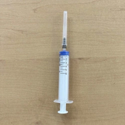 Sterile Single-Use Injection Syringe with Needle - 6 ml Luer Type