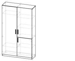 Combination Cabinet for Document Storage SHK 1 KCC