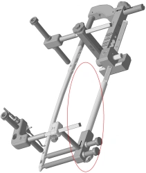 A/R Locking Pin Tool for Intramedullary Osteosynthesis, Model 515.503