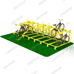 Ground Two Bike Parking Rack for Rental Stations