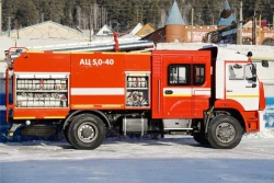 Fire Tanker Vehicle AC-5.0-40, Model 58816T on KAMAZ-53605-A5 Chassis