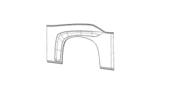 Left Rear Arch Panel for Vehicles 5299230-5402502-52/C