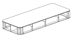 Wooden Mattress Base with Plywood Frame TV-MODK-4.1.01-01