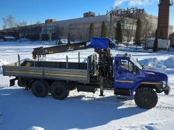 Hydraulic Crane Truck with Manipulator MKMA on Ural 4320 U0K06N-4Z151