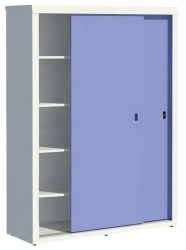 High-Strength Two-Section Wardrobe with Adjustable Shelves - ШК