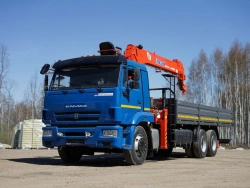 Multifunctional Special Vehicle with Hydraulic Crane KMA on KAMAZ 65117 Base 64K33N-U7