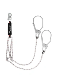 Adjustable Double Rope Lanyard with Shock Absorber aB22p 80