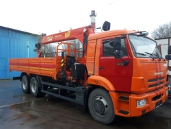 Multi-Purpose Hydraulic Crane Truck KMA on KAMAZ 43118 Model 41К33N-UD