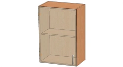 Wall-Mounted Cabinet with Shelf, Single Door with Glass, Model SHN-2