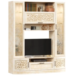 Alexandria LD 618010.000 TV Stand (Lento/Rustica Leather)