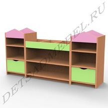 Modular Shelving Set for Builders (3 Pieces)