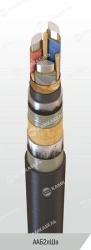 Power Cable with Aluminum Conductors, 1 kV, Model AAB2лШв