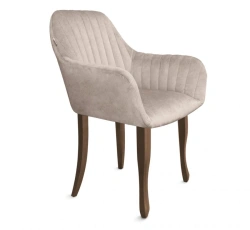 Solid Wood Frame Chair with Metal Crossbar - Sheffilton SHT-ST38-1/S122