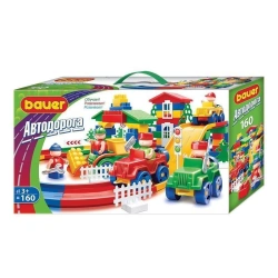 Educational Building Block Toy – Bauer "Roadway" Series, 160 Pieces, Art. 249