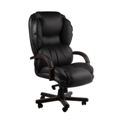 Baron Wooden Frame Armchair with Textile Upholstery