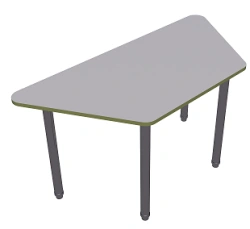 Trapezoidal Table S.T.MK.2 for Office and Home Use