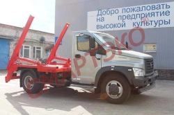 Special Automobile Bunker Truck with Portal Loading, SMA204 Model on GAZ Chassis