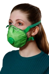 Filtering Half-Mask Respirator for Aerosol Protection with Gas and Vapor Safety "SPIRO-312E" FFP2 R D