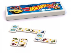 Classic Domino Game Hot Wheels Edition for Family Fun