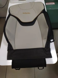 Driver Seat Back Cover with Airbag Stitching, Gray, SAB 6802300XST33AZ6