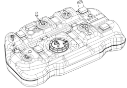 Durable Plastic Fuel Tank for Efficient Storage" 209000-1101010-10
