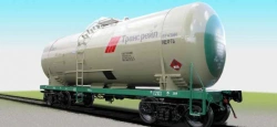 Oil Tank Car Model 15-2132 for Transporting Crude Oil
