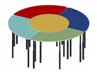 Children's Puzzle Round Table Art S.03.17