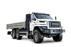 Ural 4320-18 Cab "NEXT" Platform Truck with Fast Gear Transmission