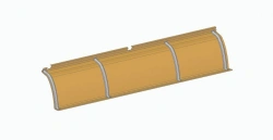 Right Rear Ceiling Panel for LiAZ 621320 - Part 621320-5702211-10