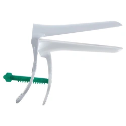 Disposable Polymer Gynecological Mirror, Kusko No. 3 (L) with Central Rotating Lock