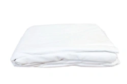 Cotton Duvet Cover Set for Double Bed, Bleached Poplin