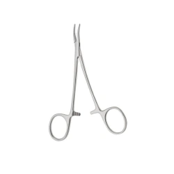Curved Hemostatic Clamp for Newborns, Model TЗ-01-282-12.5, 125mm