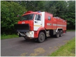 Armored Fire Tank Truck ACB 6.0-40 (65111) Model 010-MI