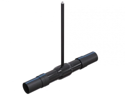 Welded Steel Ball Valve ALSO Series RS with Extended Stem and Reducer