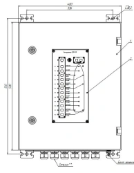 Signal-Indicator Light Switch with Photodetector KФ-220-12HЩ