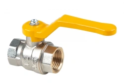 Nickel-Plated Gas Ball Valve Dist Expert Series DN15 1/2