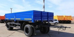 Metal Side Trailer 589201 with PLANT Axles 1201/1202-2410002, KAMA Tires