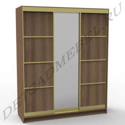 Three-Door Aluminum Profile Wardrobe M11.5
