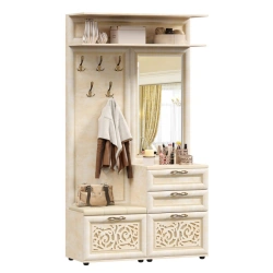 Combined Coat Rack with Mirror Alexandria LD 125.110.000