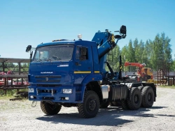 Multi-functional Truck with Hydraulic Crane KMA on KAMAZ 5350 Base 51К12N-U5