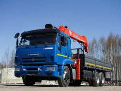 Hydraulic Loading Crane Special Vehicle KMA on KAMAZ 65117 64K03N-UC