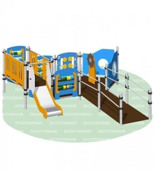 Children's Play Complex for Thematic Games and Physical Development - Romana 104-01.22.00