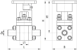 Steel Ball Valve for Pipeline Isolation - AТЭК.491811.012