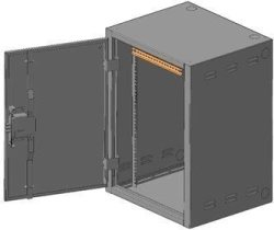 Wall-Mounted Reinforced Distribution Cabinet 14U-500-12