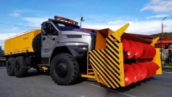 Snow Removal Machine SShR-1 Model 7963 WA on Ural Chassis 4320-60, 4320-72, 5557-62