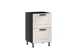 Kitchen Cabinet Facade Set 500 with 2 Drawers (Mokka LD.274120.000 - Kashmir)