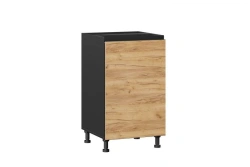 Kitchen Cabinet Facade 500 (Golden Oak/Black) - Sherwood LD.281630.000